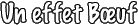 Un effet Bœuf